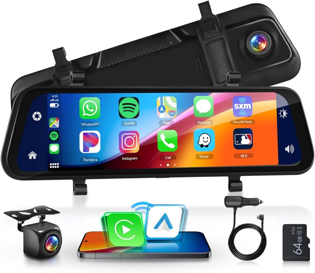 Car Tech Mirror™ — 4K Rückfahrkamera, 10